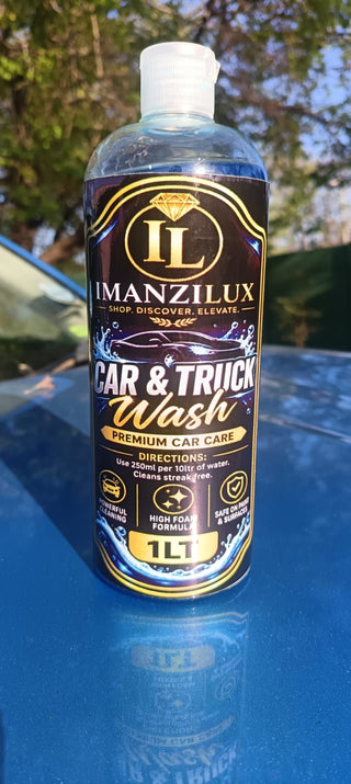 IMANZILUX Complete Car Care Kit — 4-in-1 Wash, Shine & Detail Bundle